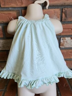 Ruffle Butts Mint Green Swing Top